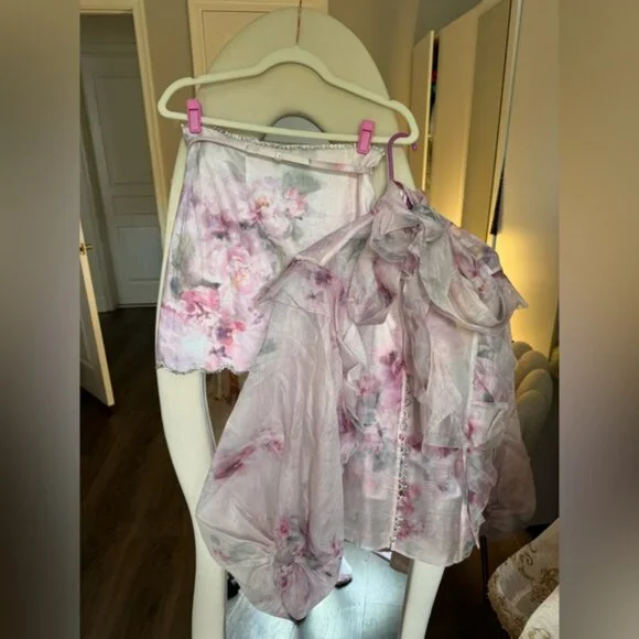 Zimmermann blouse size 0 and skirt size 0 set of 2 - Picture 8 of 15
